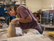 Denise Baker lives alone in a 100-year-old house in Asheville, N.C. She has cognitive problems related to a stroke 28 years ago, Alzheimer&rsquo;s disease and serious vision impairment. With help from artist friends, she throws ceramic pots about six days a week.