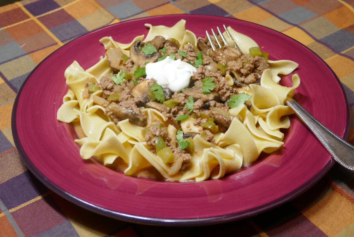 Burger Stroganoff.