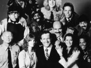 The cast of the TV series &ldquo;Hill Street Blues,&rdquo; circa 1981. The Emmys paid homage to the show&rsquo;s theme song earlier this year.