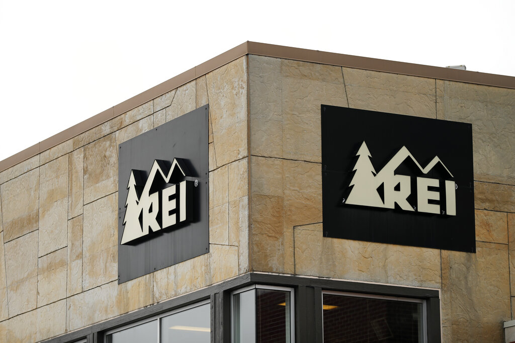 An REI store in 2020.