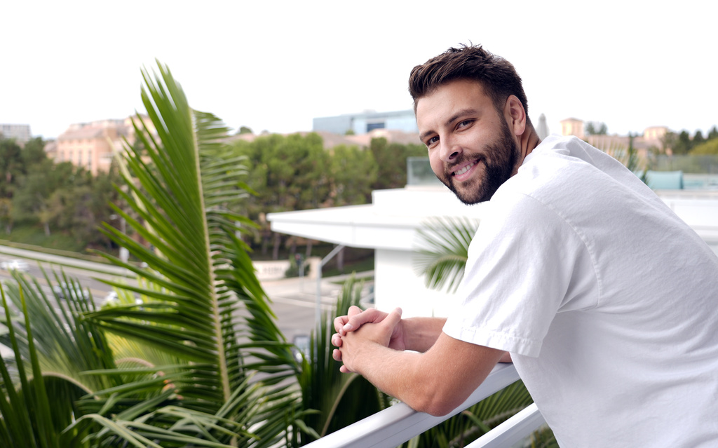 Influencer Jimmy Darts poses for a portrait, Monday, Oct. 14, 2024, in Irvine, Calif.