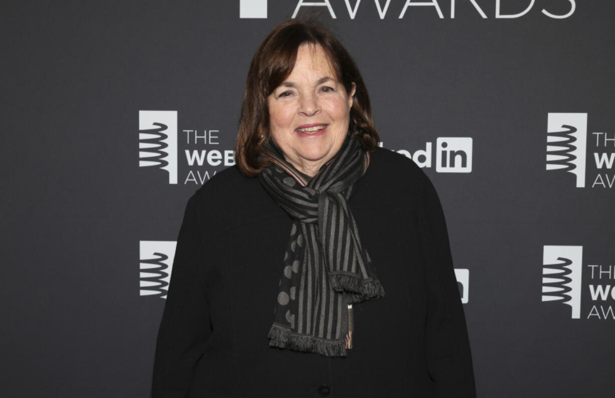 Ina Garten, shown May 13 at the 28th annual Webby Awards at Cipriani Wall Street in New York, has released a new memoir titled &ldquo;Be Ready When the Luck Happens.&rdquo; (CJ Rivera/Invision)