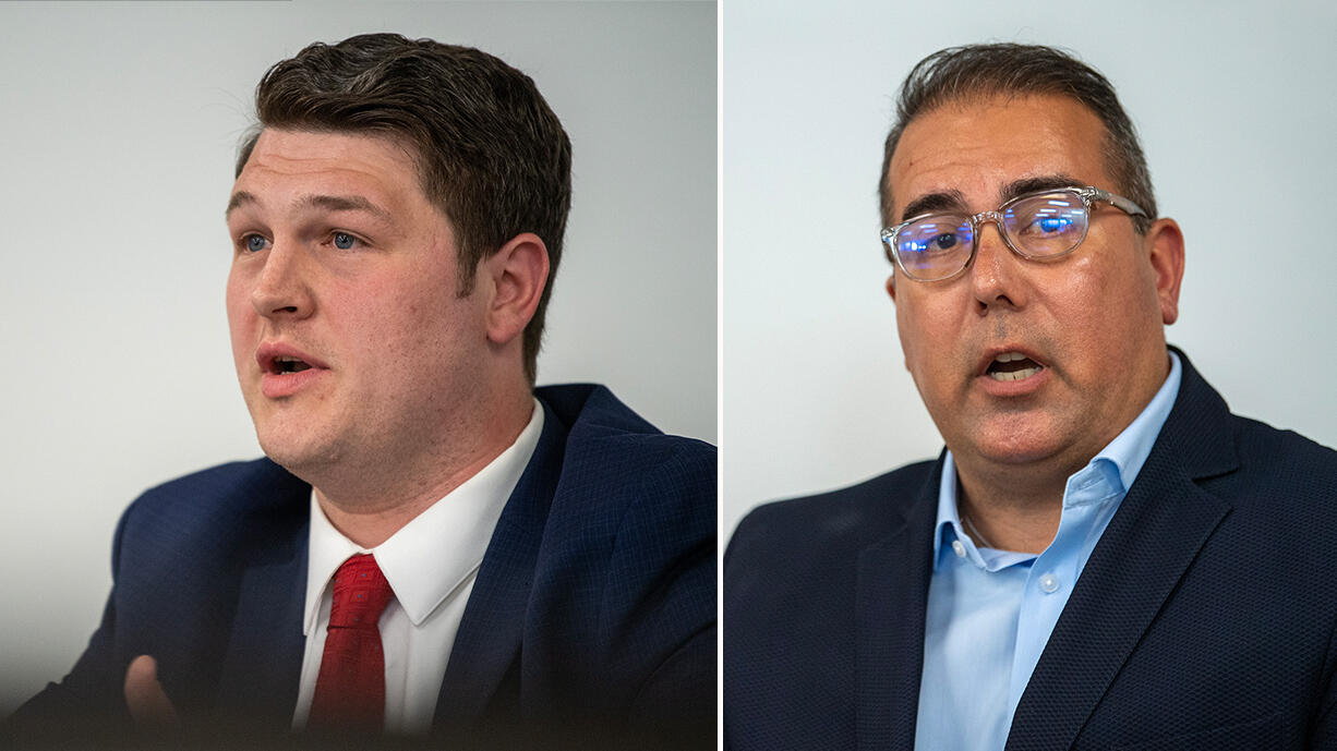 Republican Brad Benton and Democrat Adrian Cortes are running for the 18th District Senate seat currently held by Sen. Lynda Wilson, who is retiring.