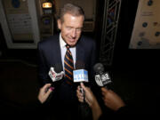 FILE - Television journalist Brian Williams arrives at the Asbury Park Convention Hall during red carpet arrivals prior to the New Jersey Hall of Fame inductions, in Asbury Park, N.J., Nov. 13, 2014.