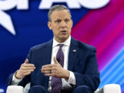 FILE - Rep. Scott Perry, R-Pa., speaks during the Conservative Political Action Conference, CPAC 2024, at the National Harbor in Oxon Hill, Md., Feb. 22, 2024.