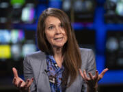 Director of the U.S. Cybersecurity and Infrastructure Security Agency (CISA) Jen Easterly speaks to The Associated Press in Washington, Wednesday, Oct. 2, 2024.