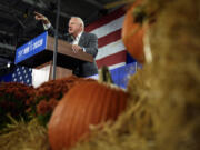 Democratic vice presidential candidate Minnesota Gov. Tim Walz speaks during a campaign event in York, Pa., Wednesday, Oct. 2, 2024.