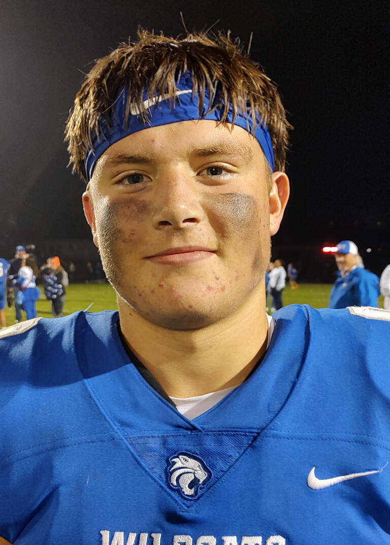 La Center senior running back Isaac Chromey rushed for 228 yards and three touchdowns Friday, Oct. 4, 2024, against Castle Rock. La Center won the Trico League game 48-13.