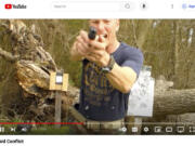 This image from a YouTube video posted by Chris Arthur on March 20, 2018, shows him with a handgun during a training video. Arthur was a member of the North Carolina National Guard at the time he posted the video.