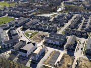 FILE - A housing development in Cranberry Township, Pa., is shown on March 29, 2024. (AP Photo/Gene J.