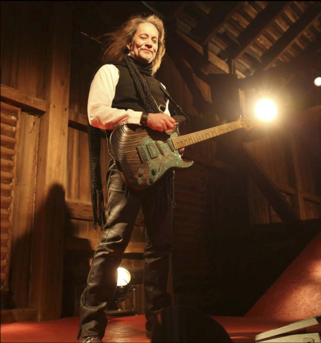 This photo provided by Joe Gorelick for Joe Gorelick Design, LTD, shows guitarist Jake E. Lee.