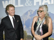 Will Ferrell, left, and Harper Steele attend the special screening of &ldquo;Will &amp; Harper&rdquo; on Sept. 24 at the Paris Theater in New York.