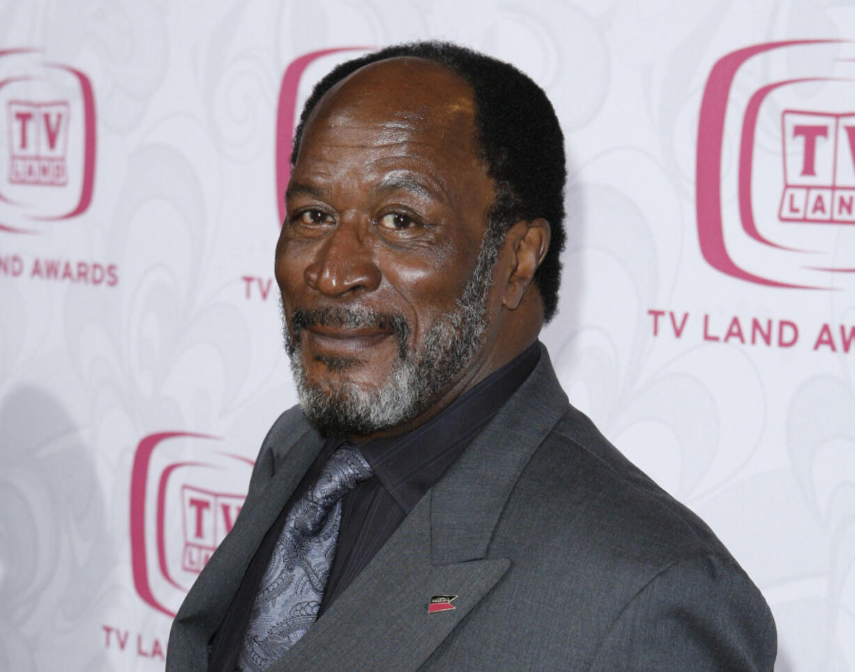 FILE - Actor John Amos appears at the 5th Annual TV Land Awards in Santa Monica, Calif., on April 14, 2007. Amos, who starred as the family patriarch on the hit 1970s sitcom &ldquo;Good Times&rdquo; and earned an Emmy nomination for his role in the seminal 1977 miniseries &ldquo;Roots,&rdquo; has died. He was 84.