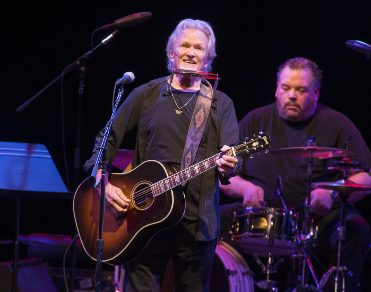 Kris Kristofferson performs April 12, 2019, at The American Music Theatre in Lancaster, Pa.