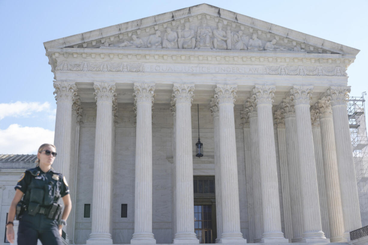 The Supreme Court is seen on Monday, Oct. 7, 2024, in Washington.