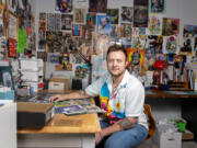 Matthew Horner, 32, poses at his Eagle loft. (Sarah A.