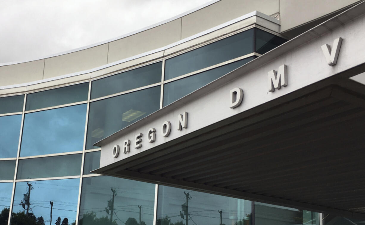 FILE - The headquarters of Oregon&#039;s Driver and Motor Vehicles Division is seen on June 15, 2017, in Salem, Ore.