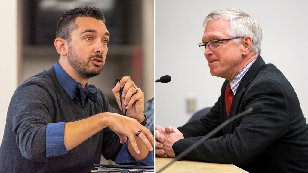 Democrat John Zingale, left, and Republican John Ley are running for the 18th District House, Position 2.