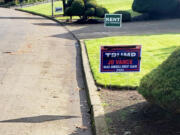 Neighbors in Sherwood are upset after Trump signs were defaced with spray paint the day following attacks on ballot boxes.