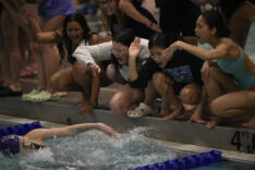 4A 3A district girls swimming sports photo gallery