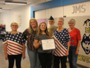 Washougal students earned a number of award in several Veterans of Foreign Wars Auxiliary competitions.