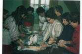 Volunteers from YWCA Clark County prepare a meal together in the 1980s. The YWCA is celebrating 50 years of its Safe Choice Program, which provides shelter, housing and other resources to people who have experienced domestic violence.