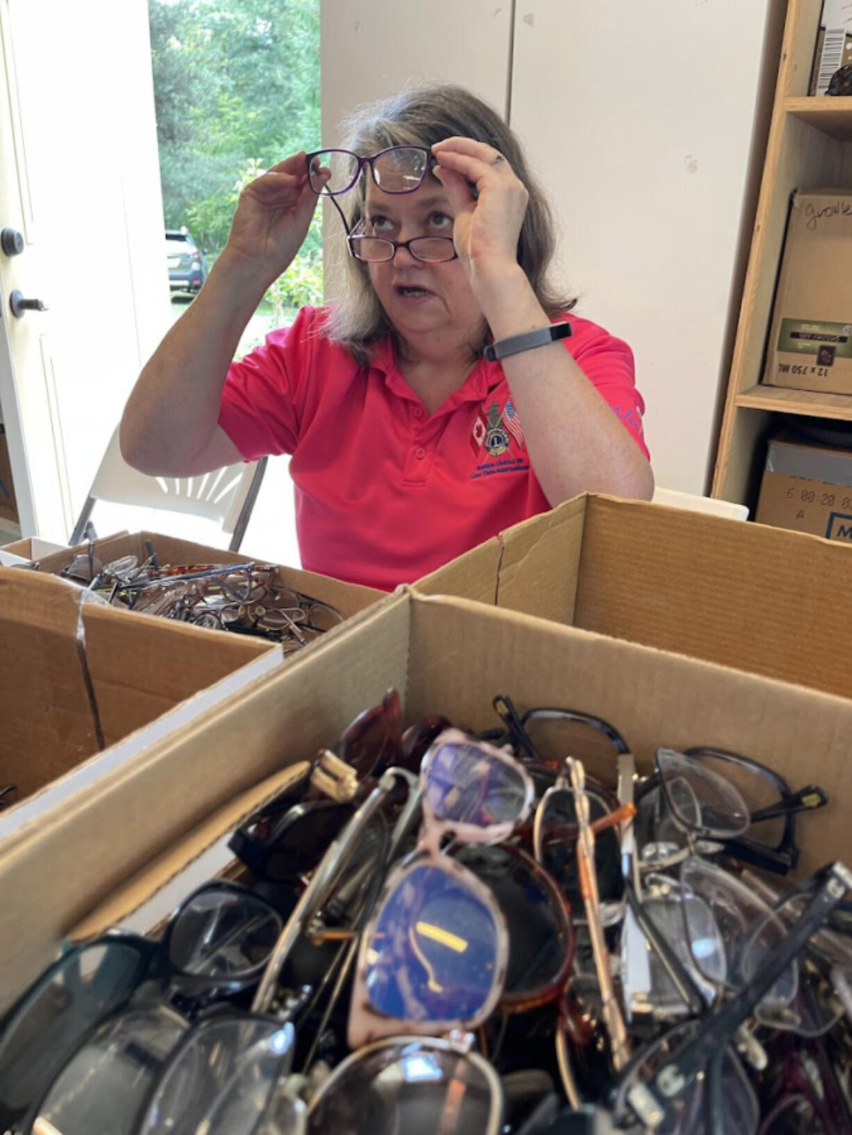 In a continued effort to improve vision care worldwide, several Lions Clubs from across Clark County participated in an eyeglass sorting event.