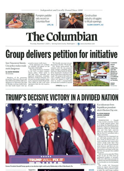 preview of today's front page