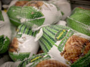 Consumers should benefit from a Thanksgiving price war between Target, Walmart and other stores. Frozen Jennie-O turkeys at a Cub Foods store in St. Paul, Minnesota, on Nov. 15, 2021.