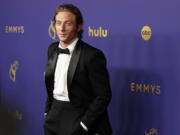 Jeremy Allen White arrives Sept. 15 at the 76th Primetime Emmy Awards at the Peacock Theater in Los Angeles. (Allen J.