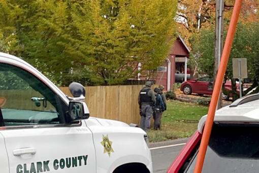 The Clark County Sheriff's Office on Tuesday served a search warrant at Patricia Jimerfield's Hazel Dell home, where she was found dead Oct. 8.