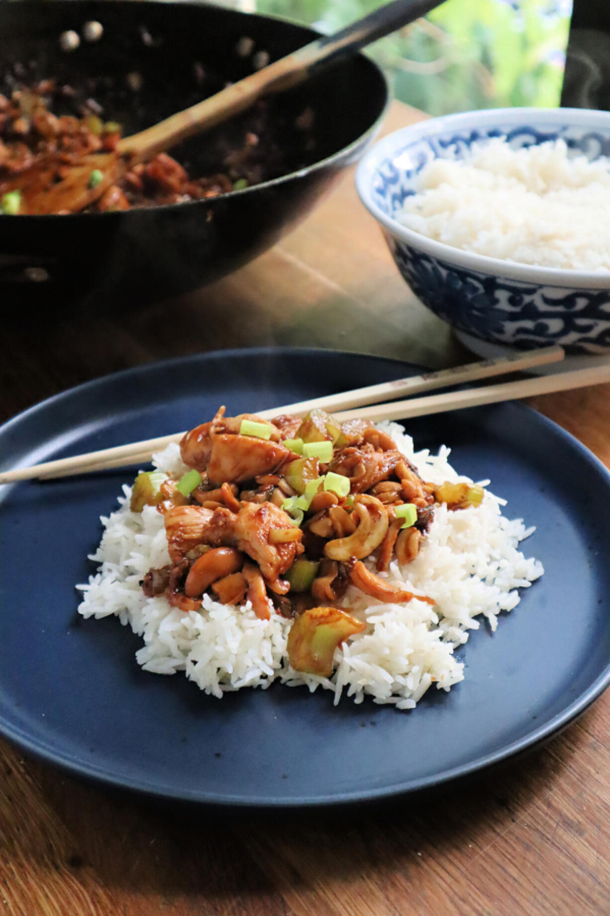 This saucy, savory chicken cashew stir-fry is just like your favorite takeout dish, but made in a flash at home.