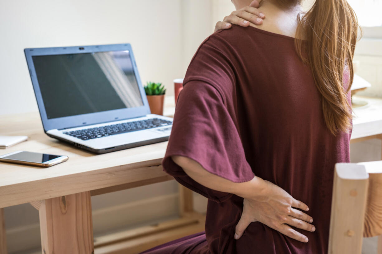 Studies have found more musculoskeletal injuries since the pandemic are partly due to lousy posture while working at home.