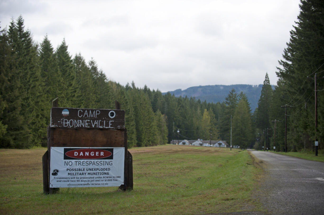 Much of the cleanup work at Camp Bonneville, seen in 2012, is complete, according to Clark County. But if and when the site will open to the public remains to be seen.