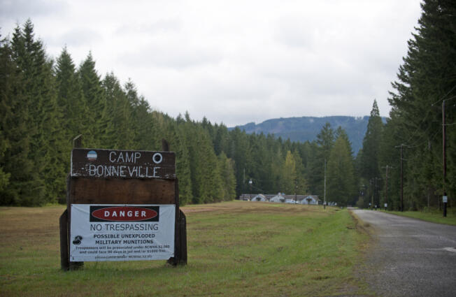 Much of the cleanup work at Camp Bonneville, seen in 2012, is complete, according to Clark County. But if and when the site will open to the public remains to be seen.