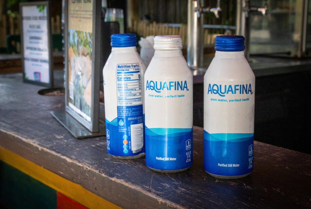 Zoo Miami sells aluminum water bottles at its concessions and vending machines.