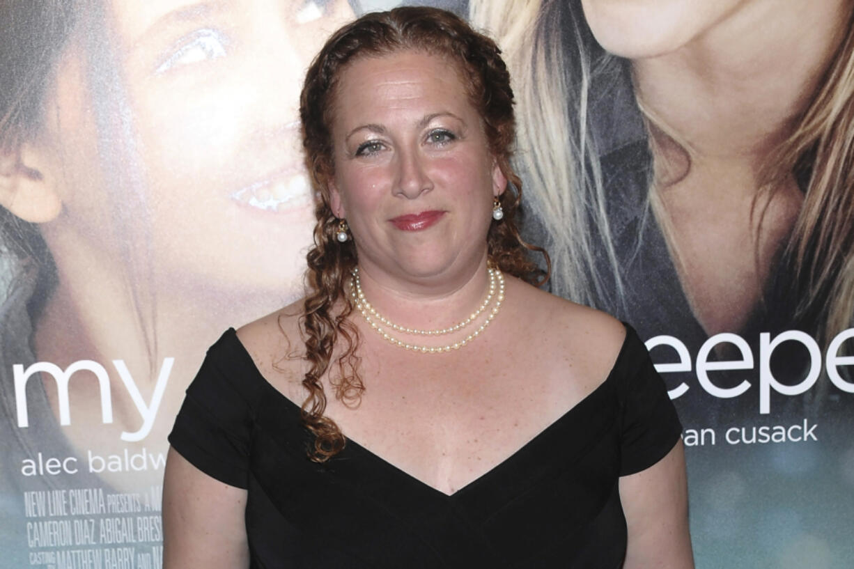 FILE - Author Jodi Picoult attends the world premiere of &lsquo;My Sister&rsquo;s Keeper&rsquo; on Wednesday, June 24, 2009 in New York.