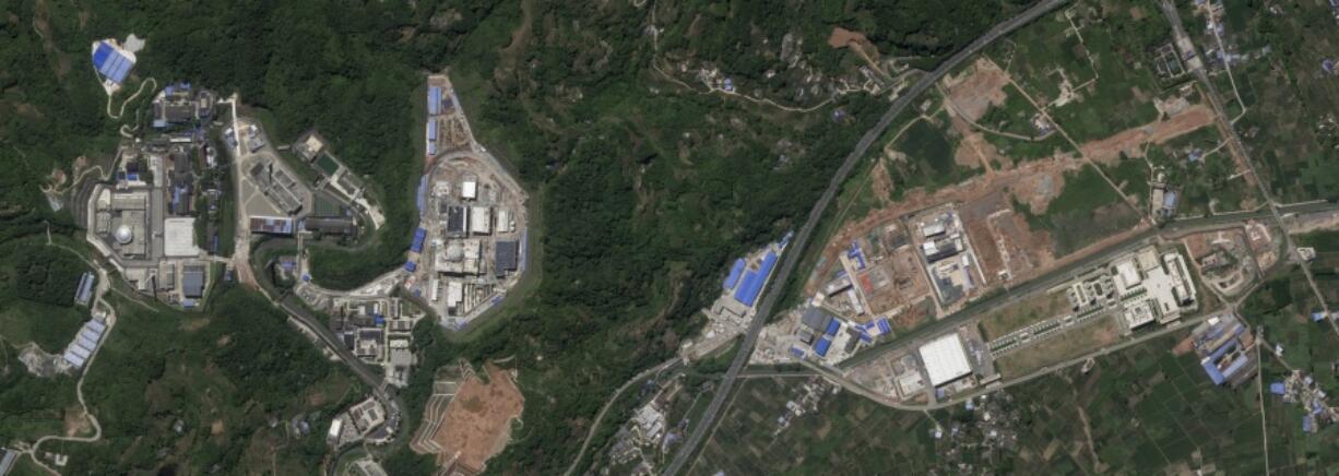 This satellite image shows the Nuclear Power Institute of China&rsquo;s Site No. 1, also known as Base 909, in Mucheng Township, Sichuan Province, China, on July 5, 2023.