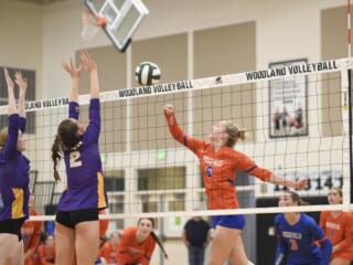 2A district volleyball championship: Ridgefield vs. Columbia River photo gallery