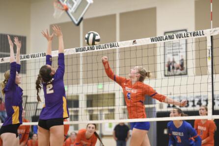 2A district volleyball championship: Ridgefield vs. Columbia River photo gallery