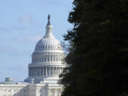 FILE - The U.S. Capitol is seen from Pennsylvania Avenue in Washington, on Election Day, Nov. 5, 2024.