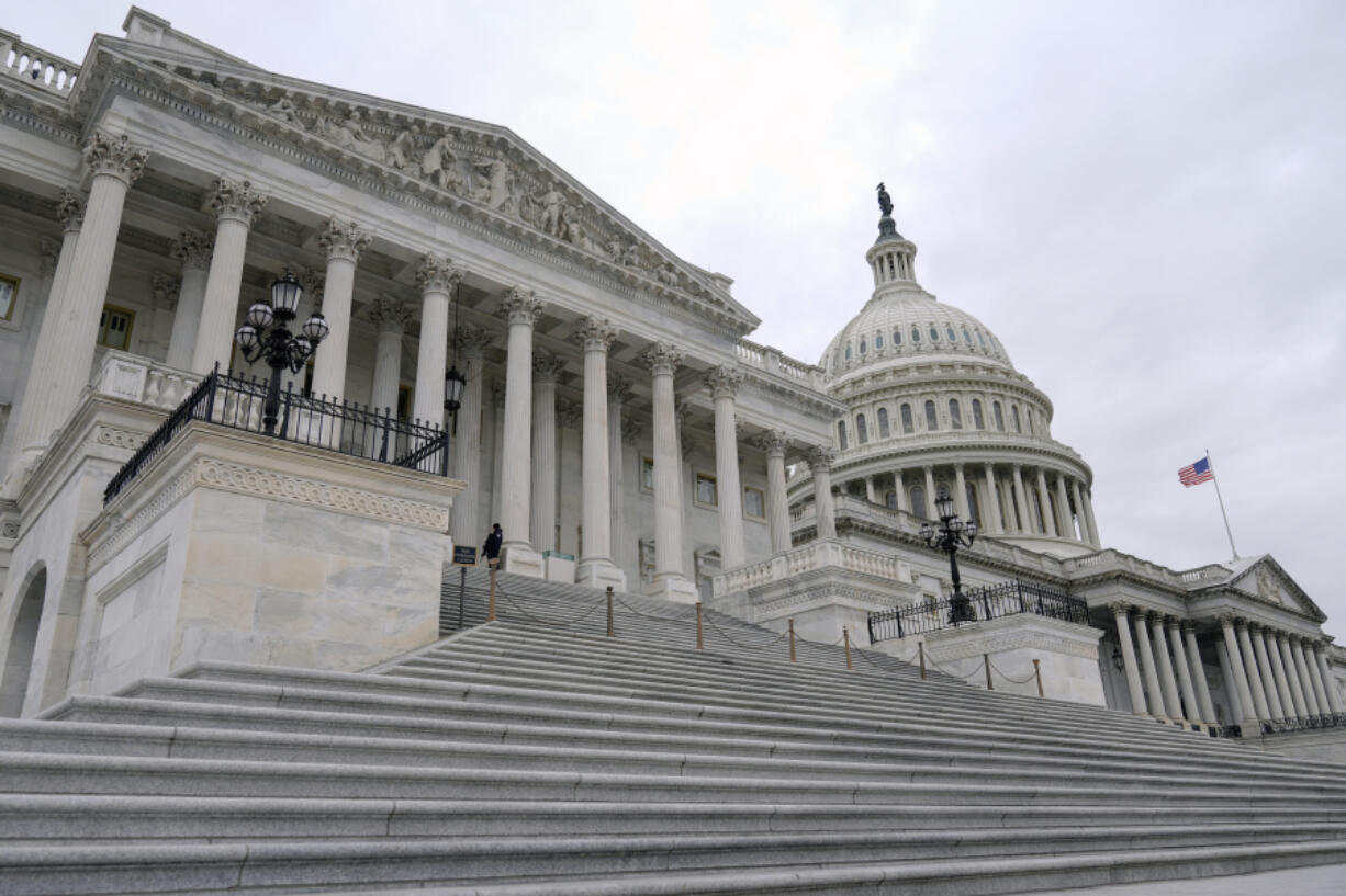 The U.S. Capitol, including the House of Representatives, left, are seen on Thursday, Nov. 14, 2024, in Washington.