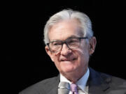 Federal Reserve Chair Jerome Powell listens to a question during a Dallas Regional Chamber event in Music Hall at Fair Park Thursday, Nov. 14, 2024, in Dallas.