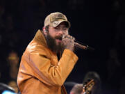 FILE - Post Malone performs a medley at the 57th Annual CMA Awards on Wednesday, Nov. 8, 2023, in Nashville, Tenn.