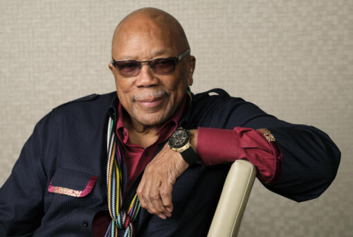 Music producer Quincy Jones poses for a portrait to promote his documentary &ldquo;Quincy&rdquo; during the Toronto Film Festival on Sept. 7, 2018, in Toronto.