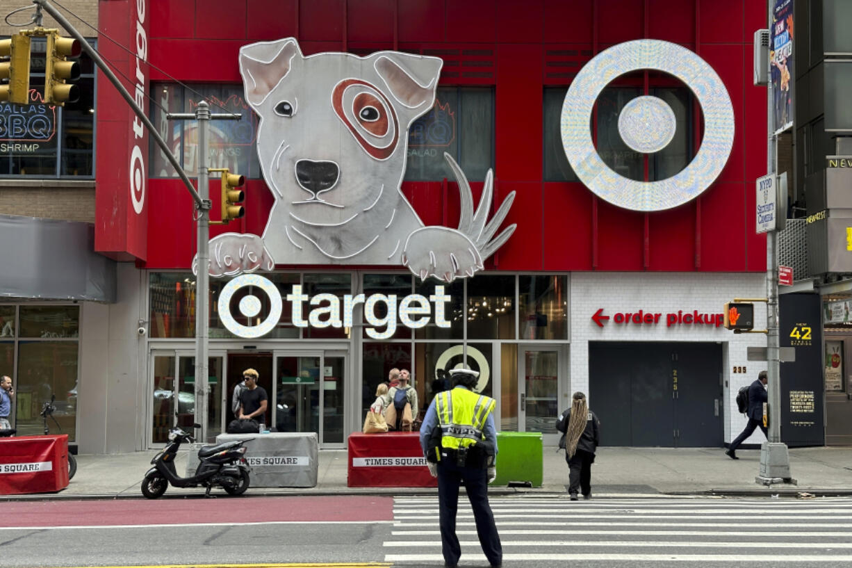 A Target department store is in New York City on Tuesday, September 24, 2024.