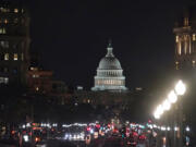 FILE - The U.S. Capitol is viewed looking east from Freedom Plaza Jan. 23, 2022, in Washington.