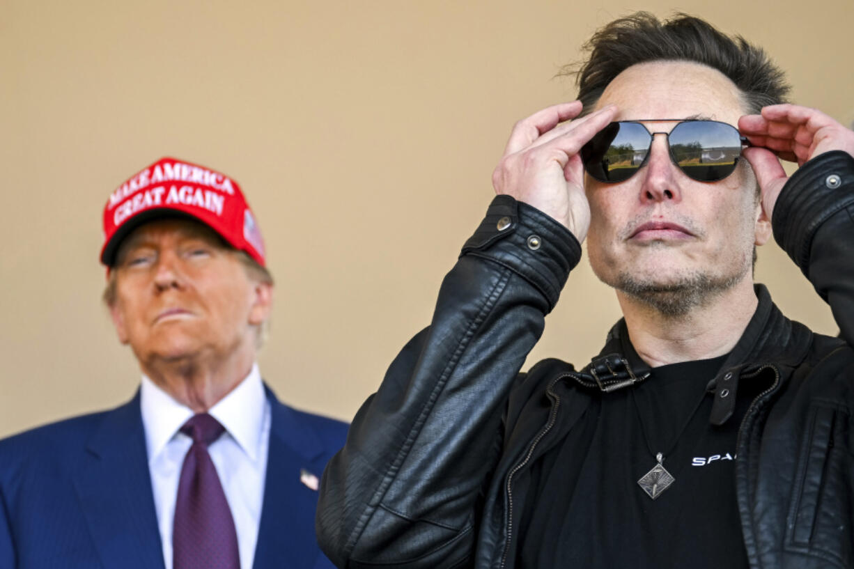 President-elect Donald Trump arrives to watch SpaceX&rsquo;s mega rocket Starship lift off for a test flight with Elon Musk from Starbase in Boca Chica, Texas, Tuesday, Nov. 19, 2024.