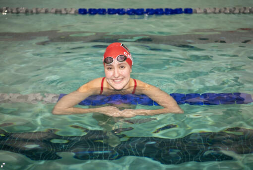 Camas senior Lila McGeachy placed third in the 500-yard freestyle and seventh in the 200 freestyle at the Class 4A state meet last month.