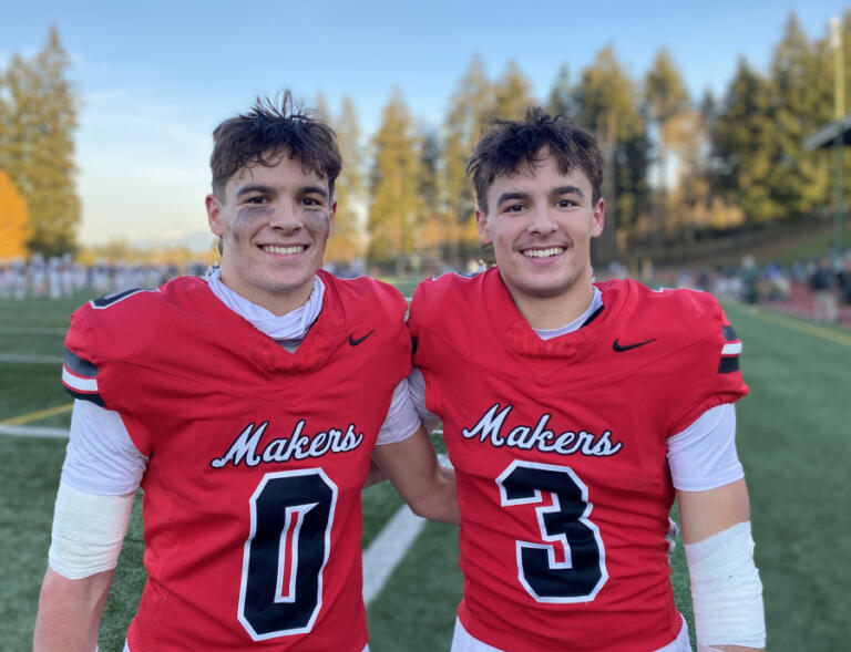 Jared Forner (left) and Anthony Forner share a special bond as twin brothers on and off the field.